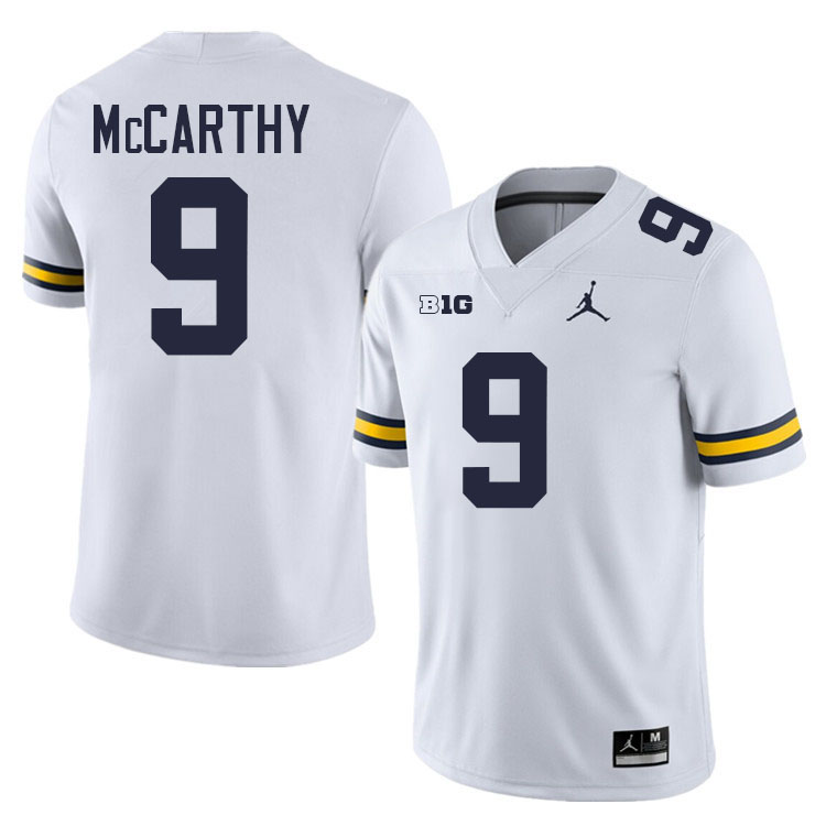 J.J. McCarthy Michigan Jersey,Michigan Wolverines #9 J.J. McCarthy Jersey Youth-White